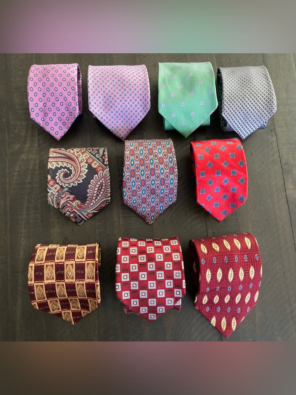 Men's and 100% Silk Ties - Assorted sizes and brands